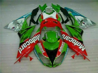 Carenagem Kawasaki ZX6R 2009-2012 - Vermelho Verdecard