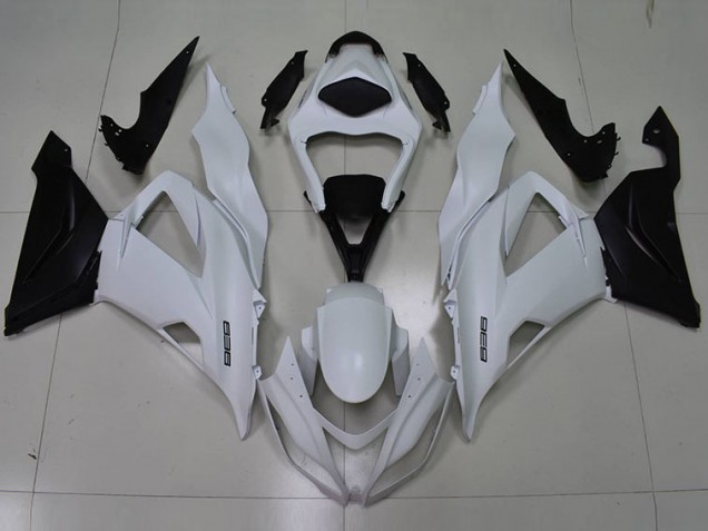 Carenagem Kawasaki ZX6R 2013-2018 - Branco Preto 636