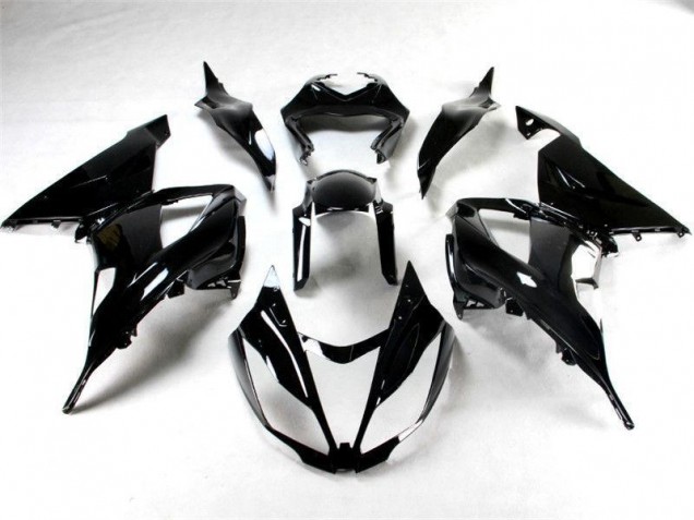 Carenagem Kawasaki ZX6R 2013-2018 - Preto Brilhante Carenagem Kawasaki ZX6R 2013-2018 - Preto Brilhante