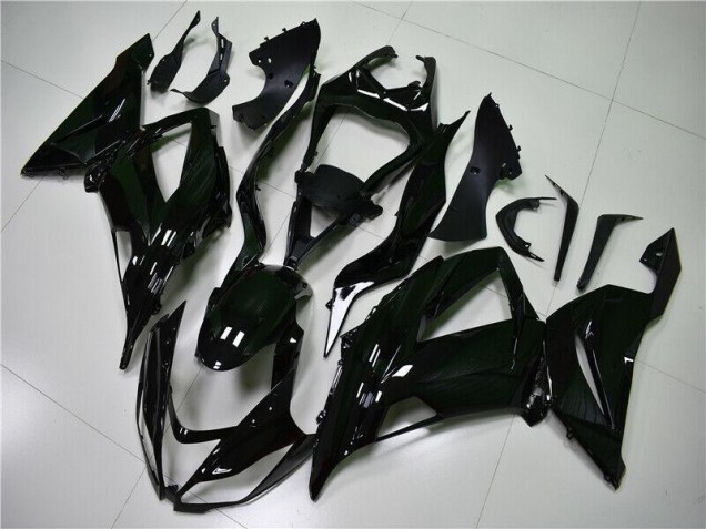 Carenagem Kawasaki ZX6R 2013-2018 - Preto Brilhante Carenagem Kawasaki ZX6R 2013-2018 - Preto Brilhante