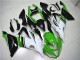 Carenagem Kawasaki ZX6R 2013-2018 - Verde Branco Preto Carenagem Kawasaki ZX6R 2013-2018 - Verde Branco Preto