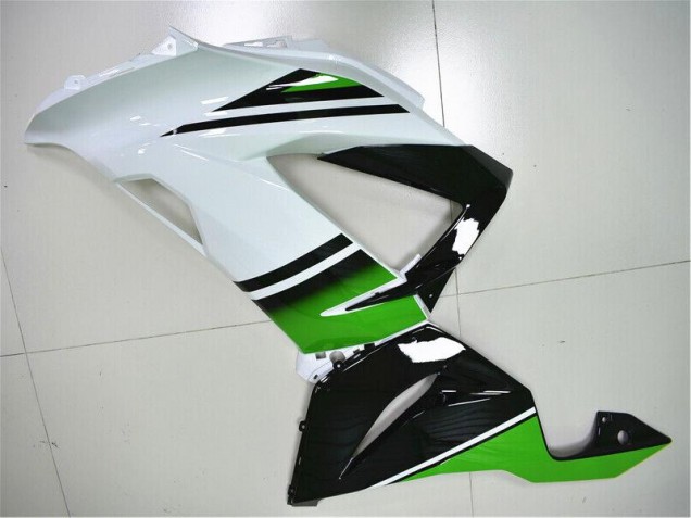 Carenagem Kawasaki ZX6R 2013-2018 - Verde Branco Preto Carenagem Kawasaki ZX6R 2013-2018 - Verde Branco Preto