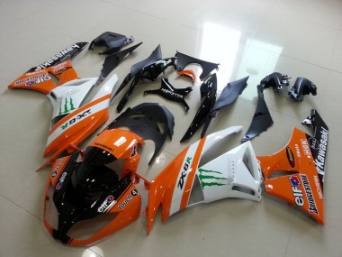 Carenagem Kawasaki ZX6R 2019-2023 - Laranja Monster
