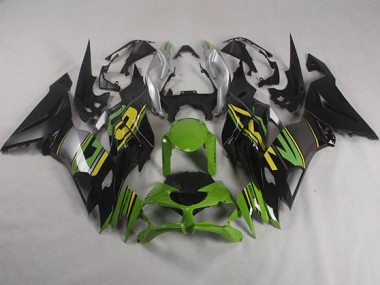 Carenagem Kawasaki ZX6R 2019-2023 - Preto Verde