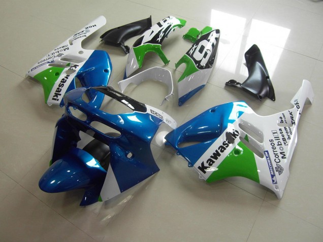 Carenagem Kawasaki ZX9R 1994-1997 - Azul Branco Carenagem Kawasaki ZX9R 1994-1997 - Azul Branco