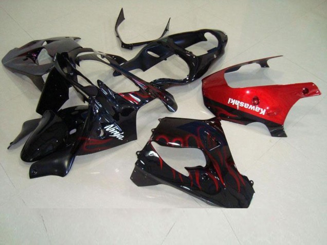 Carenagem Kawasaki ZX9R 2000-2001 - Vermelho Chama Carenagem Kawasaki ZX9R 2000-2001 - Vermelho Chama