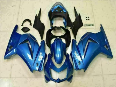 Carenagem & Plástico Kawasaki EX250 2008-2012 - Azul Preto Branco Ninja