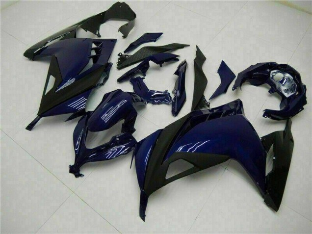 Carenagem & Plástico Kawasaki EX300 2013-2016 - Azul Preto