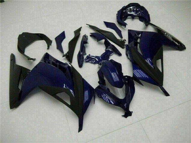 Carenagem & Plástico Kawasaki EX300 2013-2016 - Azul Preto