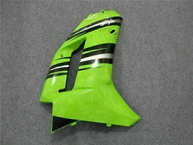 Carenagem & Plástico Kawasaki ZX6R 2007-2008 - Verde Preto Carenagem & Plástico Kawasaki ZX6R 2007-2008 - Verde Preto