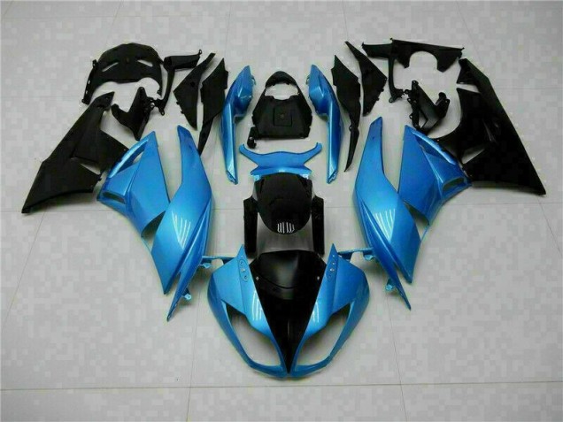 Carenagem & Plástico Kawasaki ZX6R 2013-2018 - Azul Preto Carenagem & Plástico Kawasaki ZX6R 2013-2018 - Azul Preto