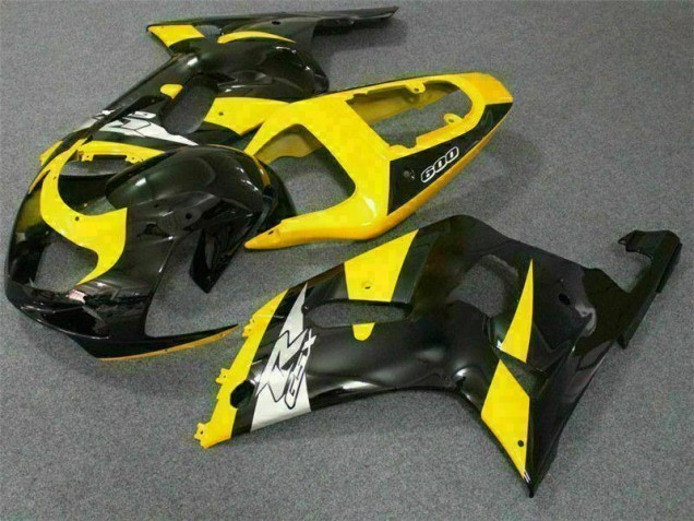 Carenagem & Plástico Suzuki GSXR 600 / 750 K1 K2 K3 2001-2003 - Amarelo Preto Carenagem & Plástico Suzuki GSXR 600 / 750 K1 K2 K3 2001-2003 - Amarelo Preto