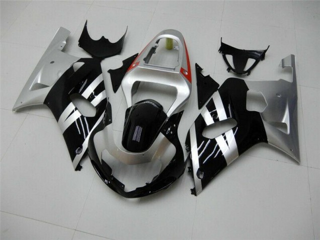 Carenagem & Plástico Suzuki GSXR 600 / 750 K1 K2 K3 2001-2003 - Preto Prata Carenagem & Plástico Suzuki GSXR 600 / 750 K1 K2 K3 2001-2003 - Preto Prata