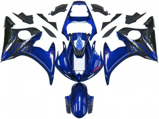 Carenagem & Plástico Yamaha R6 2003-2005 - Azul Preto Carenagem & Plástico Yamaha R6 2003-2005 - Azul Preto
