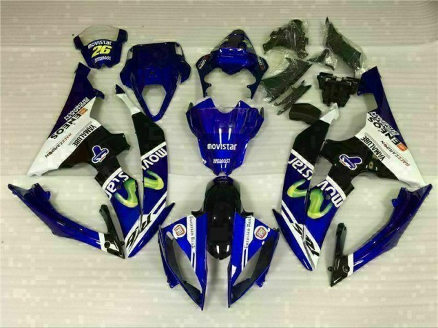 Carenagem & Plástico Yamaha R6 2008-2016 - Branco Azul Carenagem & Plástico Yamaha R6 2008-2016 - Branco Azul