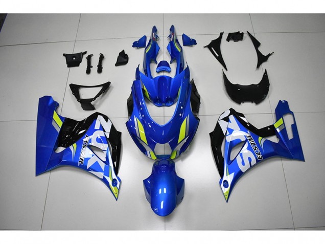 Carenagem Suzuki GSXR 1000 2017-2023 - Azul Branco Decalque Carenagem Suzuki GSXR 1000 2017-2023 - Azul Branco Decalque