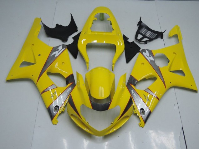 Carenagem Suzuki GSXR 1000 K1 2000-2002 - Amarelo & Cinzento Carenagem Suzuki GSXR 1000 K1 2000-2002 - Amarelo & Cinzento