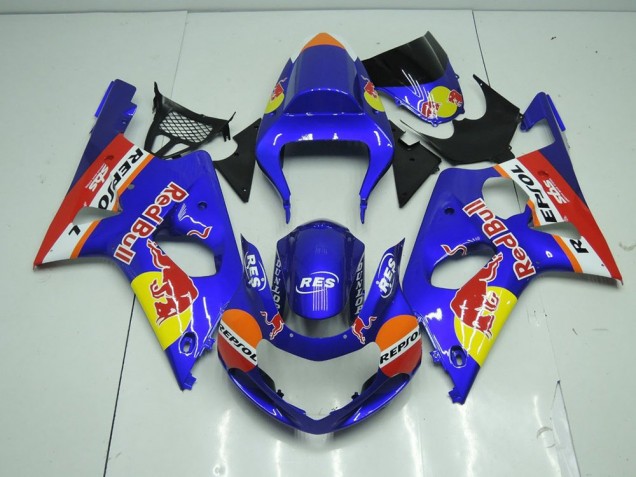 Carenagem Suzuki GSXR 1000 K1 2000-2002 - Azul Red Bull Carenagem Suzuki GSXR 1000 K1 2000-2002 - Azul Red Bull