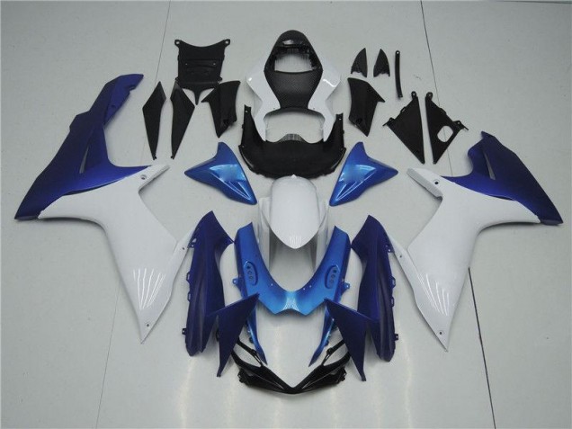 Carenagem Suzuki GSXR 1000 K1 2000-2002 - Branco Azul Carenagem Suzuki GSXR 1000 K1 2000-2002 - Branco Azul