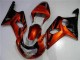 Carenagem Suzuki GSXR 1000 K1 2000-2002 - Laranja Preto Carenagem Suzuki GSXR 1000 K1 2000-2002 - Laranja Preto