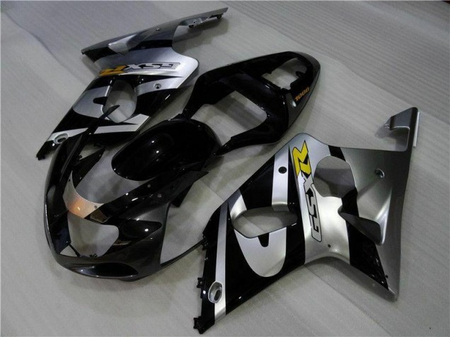 Carenagem Suzuki GSXR 1000 K1 2000-2002 - Prata Preto Carenagem Suzuki GSXR 1000 K1 2000-2002 - Prata Preto
