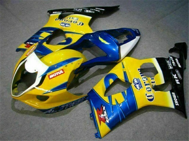 Carenagem Suzuki GSXR 1000 K3 2003-2004 - Amarelo Azul