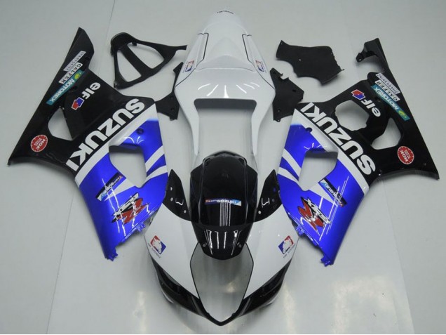 Carenagem Suzuki GSXR 1000 K3 2003-2004 - Azul Branco & Preto Carenagem Suzuki GSXR 1000 K3 2003-2004 - Azul Branco & Preto