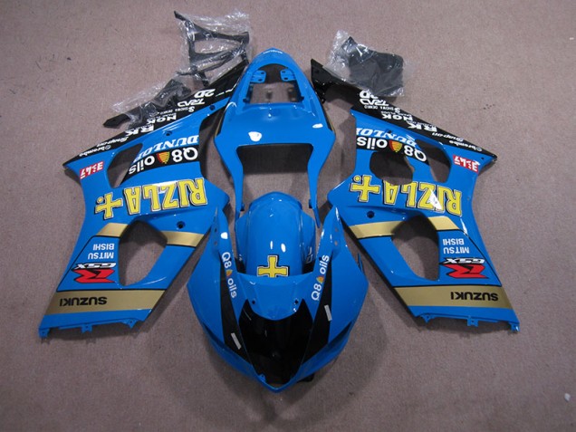 Carenagem Suzuki GSXR 1000 K3 2003-2004 - Azul Rizla Q8 Oils Carenagem Suzuki GSXR 1000 K3 2003-2004 - Azul Rizla Q8 Oils