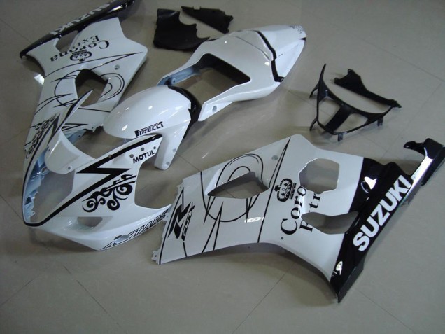 Carenagem Suzuki GSXR 1000 K3 2003-2004 - Branco Corona Carenagem Suzuki GSXR 1000 K3 2003-2004 - Branco Corona