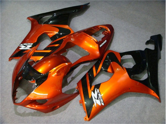 Carenagem Suzuki GSXR 1000 K3 2003-2004 - Laranja Preto