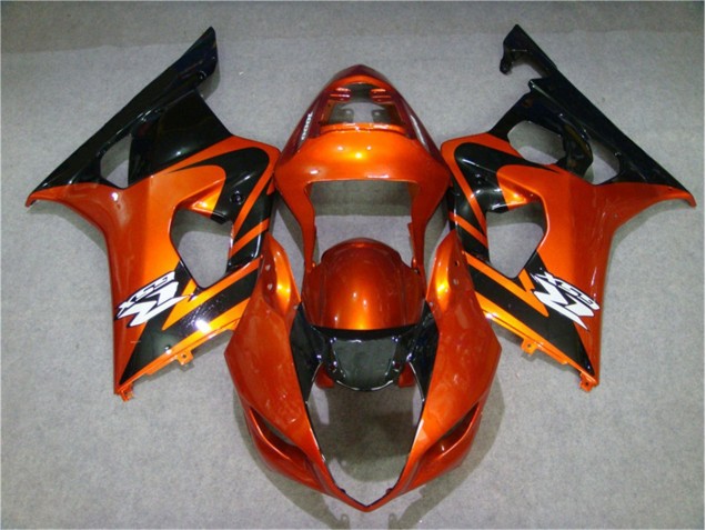 Carenagem Suzuki GSXR 1000 K3 2003-2004 - Laranja Preto