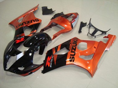 Carenagem Suzuki GSXR 1000 K3 2003-2004 - Laranja & Preto
