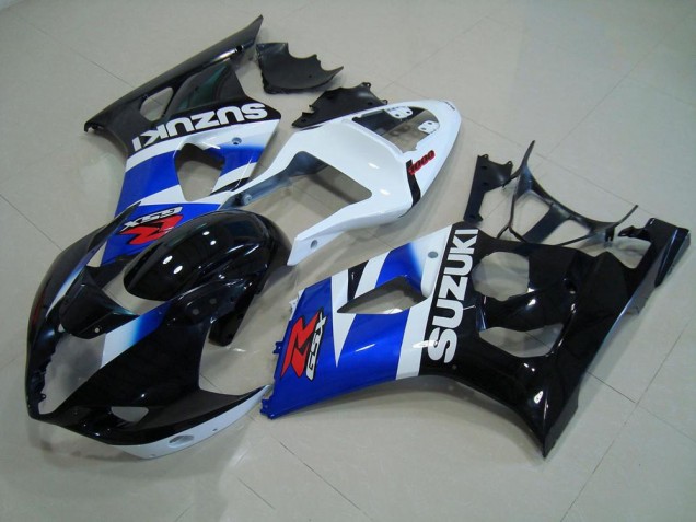 Carenagem Suzuki GSXR 1000 K3 2003-2004 - Preto Azul Branco Carenagem Suzuki GSXR 1000 K3 2003-2004 - Preto Azul Branco