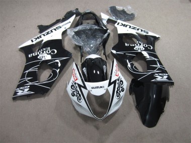 Carenagem Suzuki GSXR 1000 K3 2003-2004 - Preto Branco Corona Extra Motul