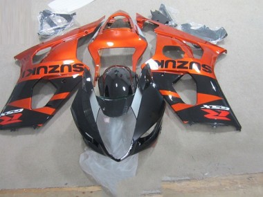 Carenagem Suzuki GSXR 1000 K3 2003-2004 - Preto Laranja