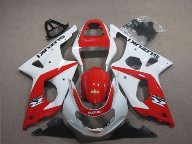 Carenagem Suzuki GSXR 1000 K3 2003-2004 - Vermelho Branco