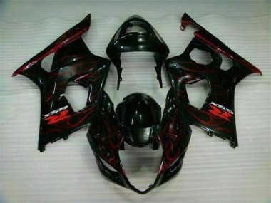 Carenagem Suzuki GSXR 1000 K3 2003-2004 - Vermelho Chama