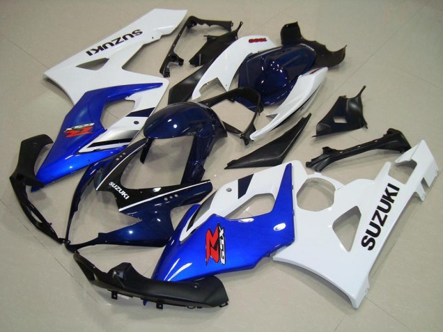 Carenagem Suzuki GSXR 1000 K5 2005-2006 - Azul Branco Preto Carenagem Suzuki GSXR 1000 K5 2005-2006 - Azul Branco Preto