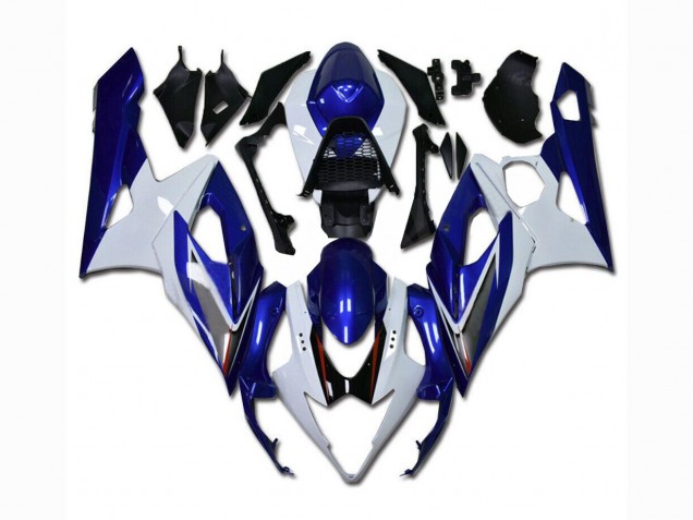 Carenagem Suzuki GSXR 1000 K5 2005-2006 - Branco Azul Carenagem Suzuki GSXR 1000 K5 2005-2006 - Branco Azul