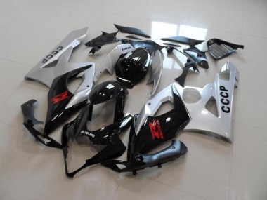 Carenagem Suzuki GSXR 1000 K5 2005-2006 - Prata Preto