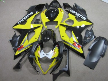 Carenagem Suzuki GSXR 1000 K5 2005-2006 - Preto Amarelo