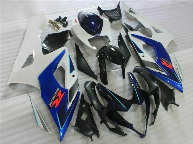 Carenagem Suzuki GSXR 1000 K5 2005-2006 - Preto Azul Branco Carenagem Suzuki GSXR 1000 K5 2005-2006 - Preto Azul Branco