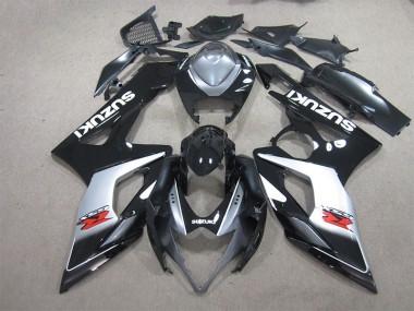 Carenagem Suzuki GSXR 1000 K5 2005-2006 - Preto Branco Decalque