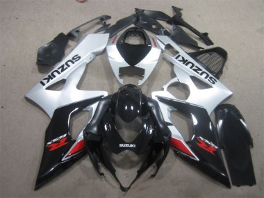 Carenagem Suzuki GSXR 1000 K5 2005-2006 - Preto Branco