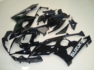 Carenagem Suzuki GSXR 1000 K5 2005-2006 - Preto Prata Decalques