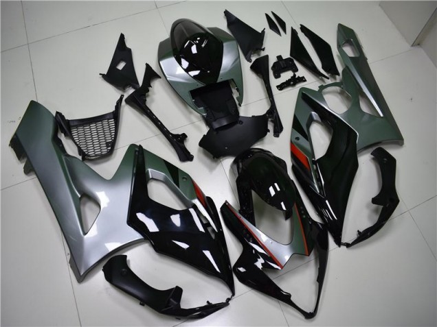Carenagem Suzuki GSXR 1000 K5 2005-2006 - Preto Prata Carenagem Suzuki GSXR 1000 K5 2005-2006 - Preto Prata