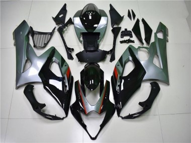 Carenagem Suzuki GSXR 1000 K5 2005-2006 - Preto Prata