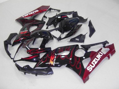 Carenagem Suzuki GSXR 1000 K5 2005-2006 - Vermelho Chama