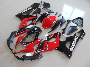 Carenagem Suzuki GSXR 1000 K5 2005-2006 - Vermelho Preto Estilo OEM