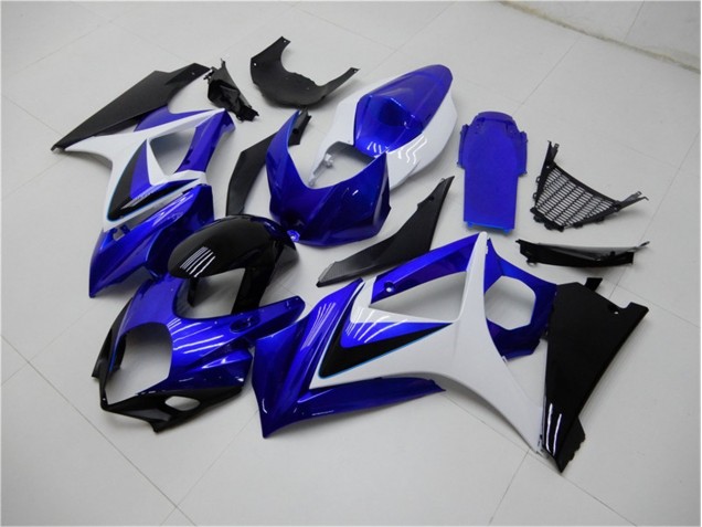 Carenagem Suzuki GSXR 1000 K7 2007-2008 - Azul Branco Preto